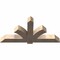 Ekena Millwork Redmond Smooth Timber Gable Bracket, Douglas Fir, 60"W x 30"H x 5 1/2"D x 5 1/2"F, 12/12 Pitch GBW060X30X0606RED00SDF - alternate 3